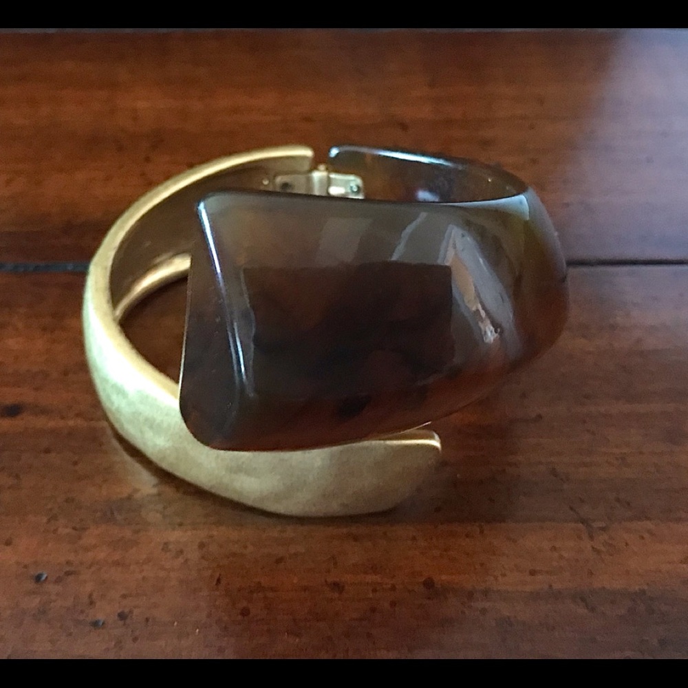 Bracelet heavy amber/gold